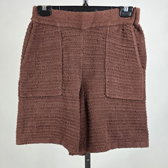 Free People Pants - Free People Beach Brown Knit Shorts Size S